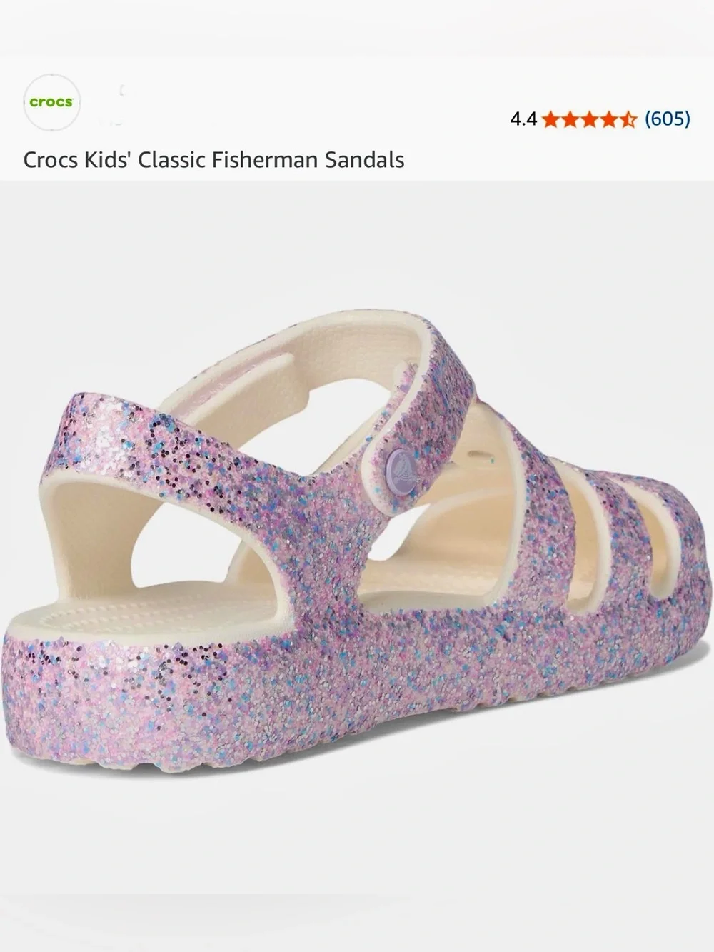 CROCS glittery pink